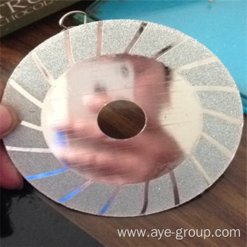 4" Diamond coated flat grinding cutting wheel disc